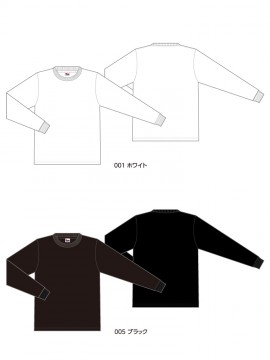 00110-CLL 5.6オンス ヘビーウェイトLS-Tシャツ（+リブ） デザイン